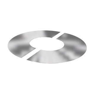 DTW 2-Part Round Finishing Plates 7" SS
