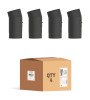 Matt Black Elbow 15° With Door 6 Inch (150mm) Box Of 4