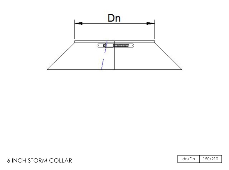 DTW Storm Collar 6 Inch SS