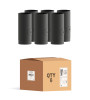 MATT Black 330mm Straight Length With Door 5 Inch (125mm) Box Of 6