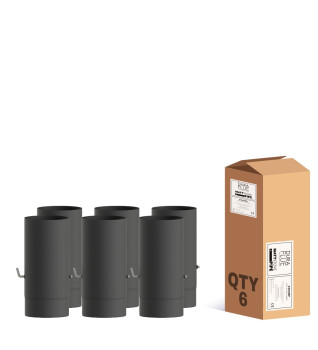 Stove Pipe With Damper 4-Inch