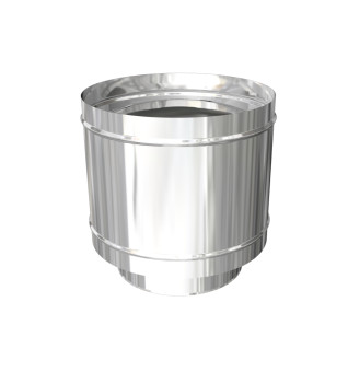 DTW Anti Down Draught Cowl 5" SS