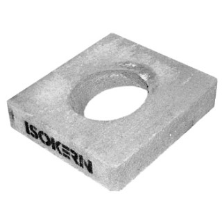 DM36 150mm i/d 360 x 435 offset block (86mm, 30 degree offset) 150mm high