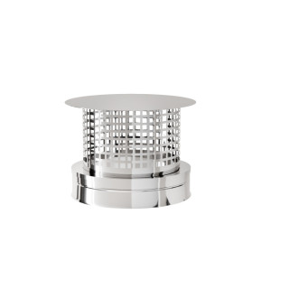DTW Gas Rain Cap With Mesh 5 Inch SS