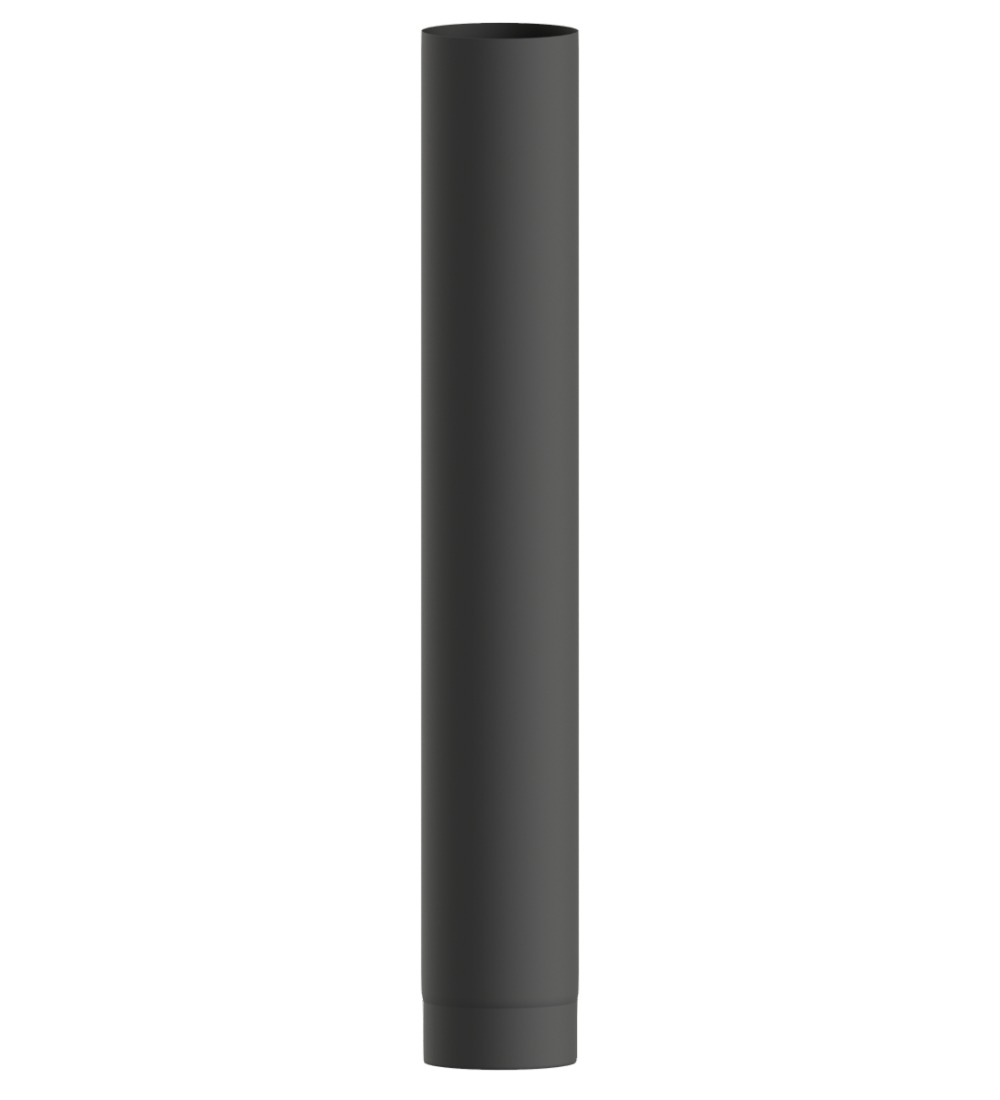 MATT Black 1000mm Straight Length 8 Inch (200mm)
