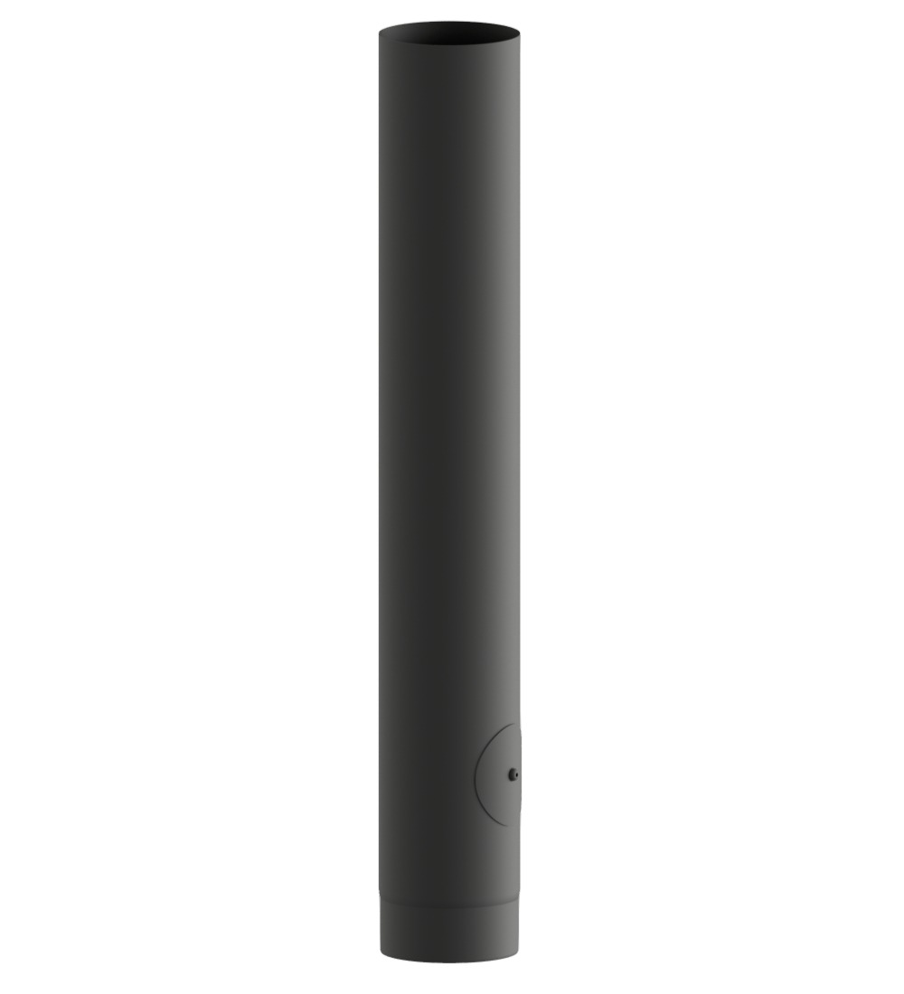 MATT Black 1000mm Straight Length With Door 7 Inch (175mm)