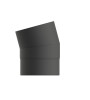 Matt Black Elbow 15° 5 Inch (125mm)
