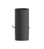 MATT Black Stove Pipe With Damper 7 Inch (175mm)