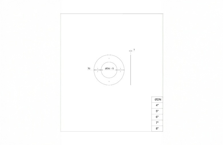 MATT Black Split Trim Ring 7 Inch (175mm)
