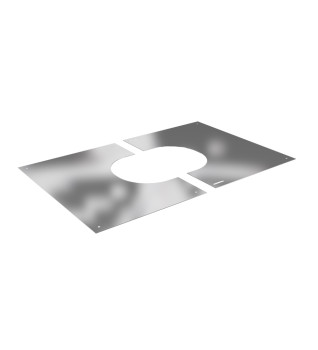DTW 2-Part Square Finishing Plate 6" SS