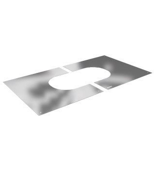 DTW 2-Part Square Finishing Plate 5" SS