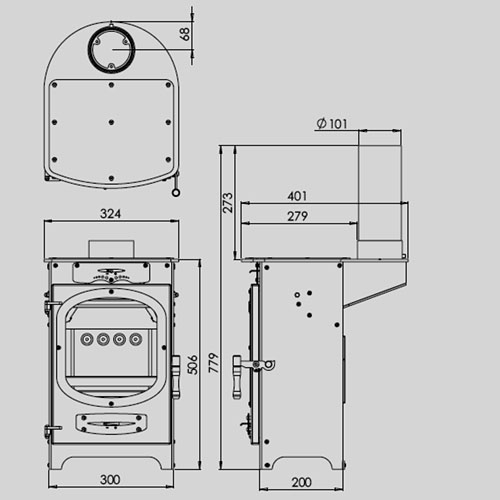 Go Eco Adventurer 5 Wood Burning Stove