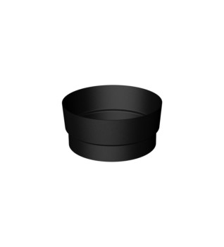 Matt Black Standard Adapter Cut Length 6"