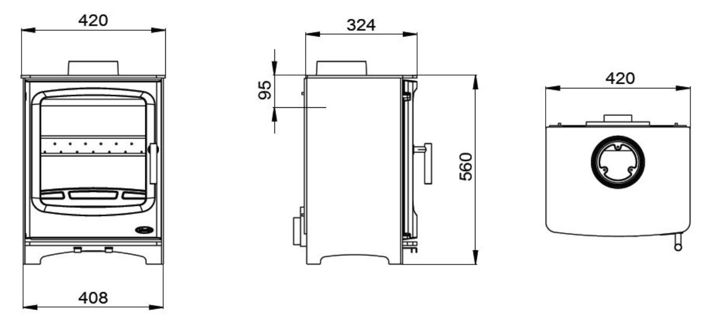 Atlantic Pearl 5 10m 5 Inch 316 Dura Flue Bundle Special Offer 