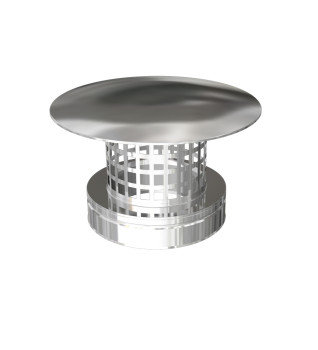 DTW Rain Caps 5" SS