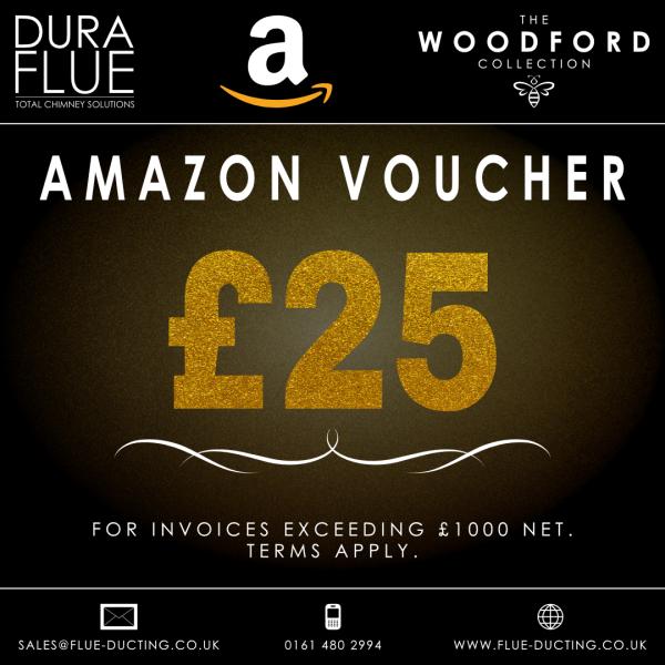 Amazon Vouchers for Flue & Ducting Customers.
